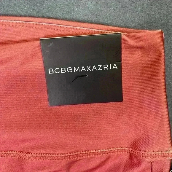 BCBGMAXAZRIA Peach Pink Ombré Leggings NWT Womens M Retail $98 cute comfy 0785 - Picture 2 of 11